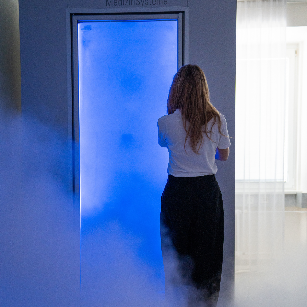 Recepční u kryokomory