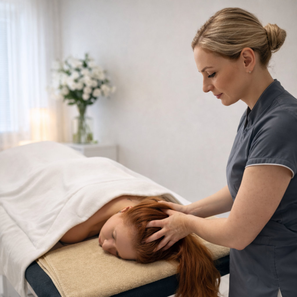 Masáž, peeling a zábal